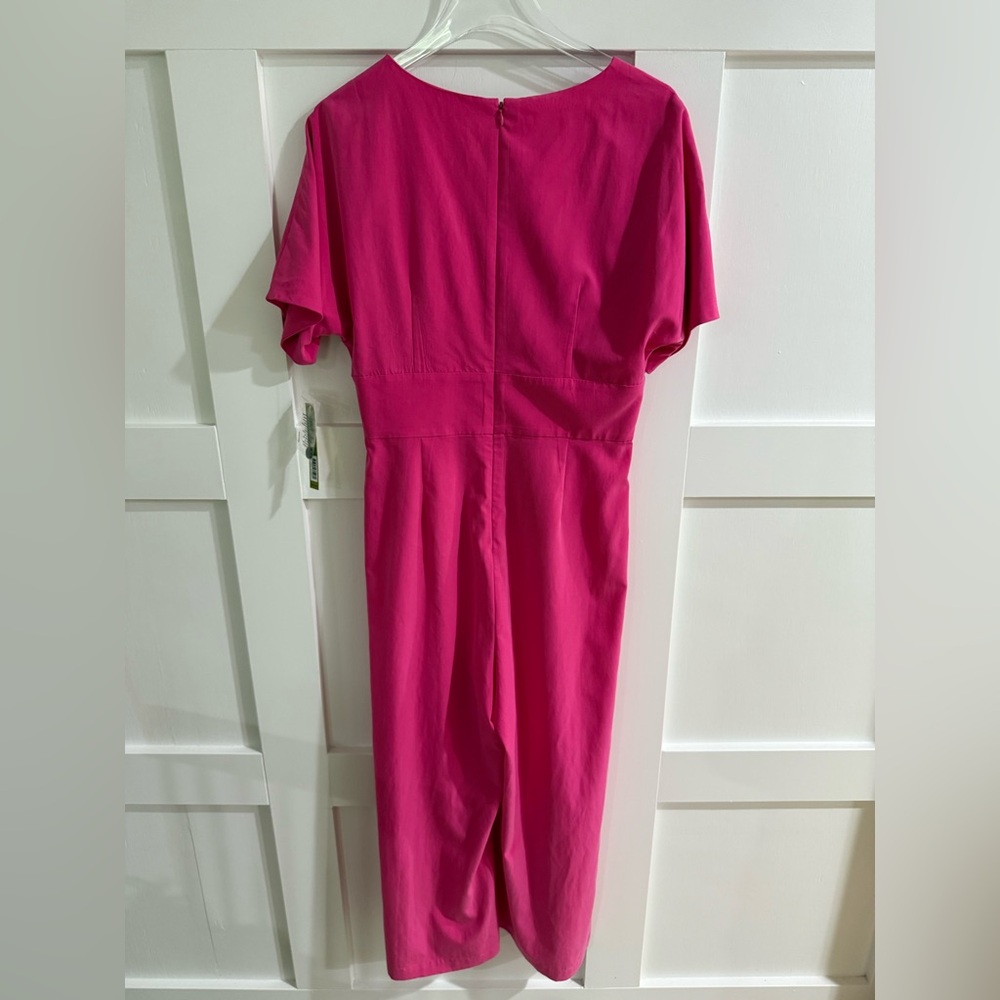 Gianni Bini Katia Orchid Pink Cropped Jumpsuit NWT Size 8 - Picture 9 of 10